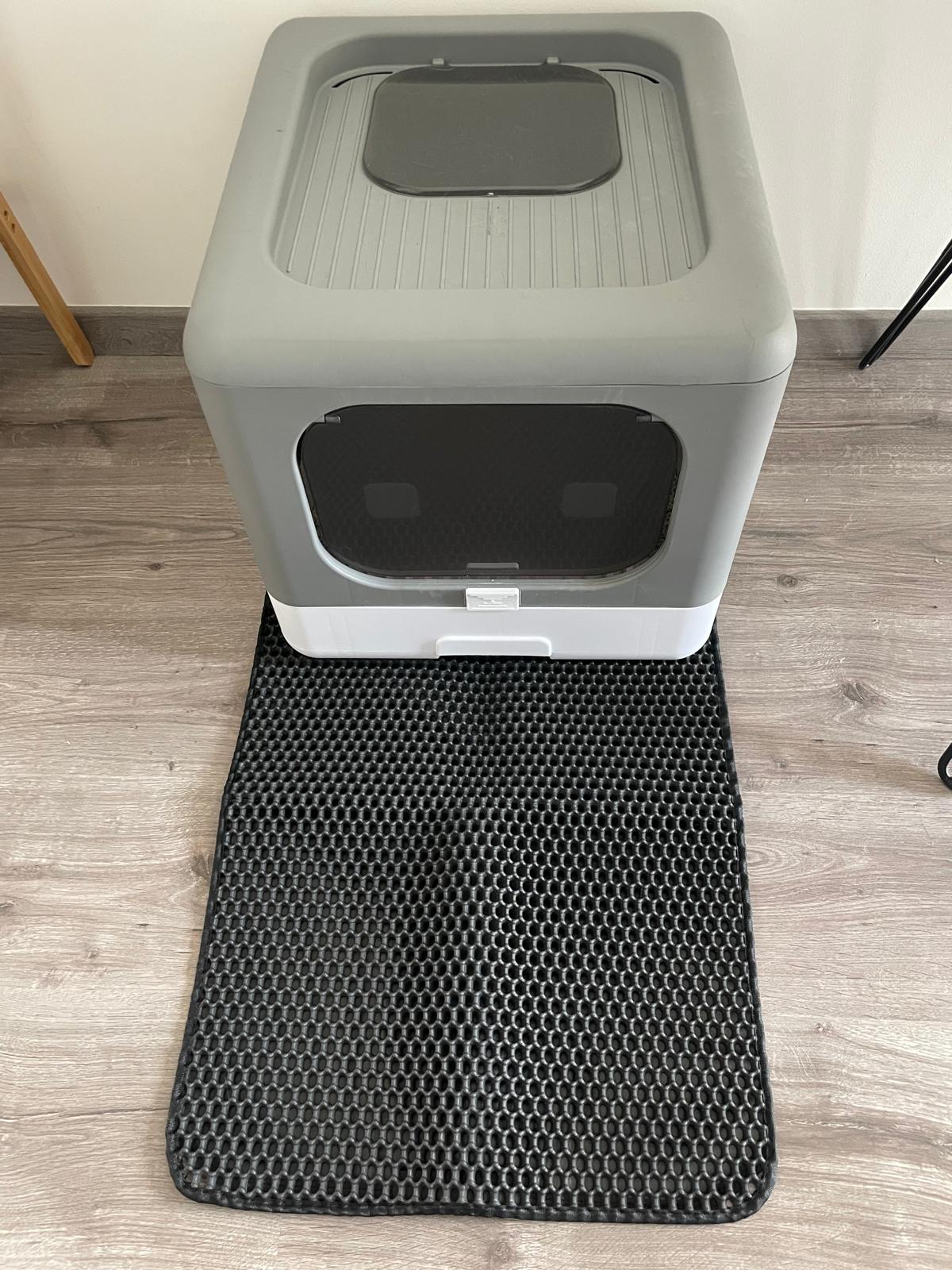 Tapis de litière pour chat double couche Coeur de Chat