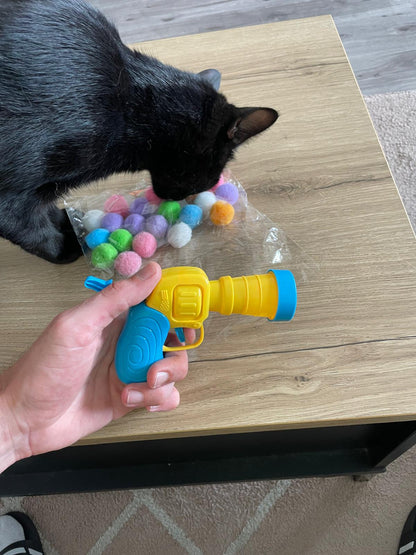 Lanceur de balles en peluche pour chat Coeur de Chat