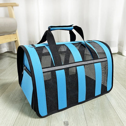 Sac de transport pour animaux – sac portable pour sorties, sac à main pliable en maille pour chat Coeur de Chat