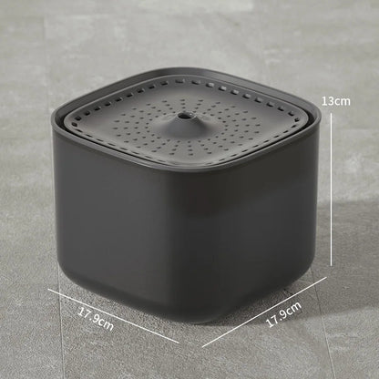 Fontaine à eau automatique pour chat 3L – filtration à recirculation, grande capacité – distributeur d’eau USB électrique silencieux pour chats Coeur de Chat de couleur noire