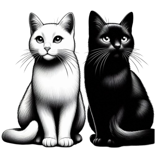 logo Rio et Vador - nos chats