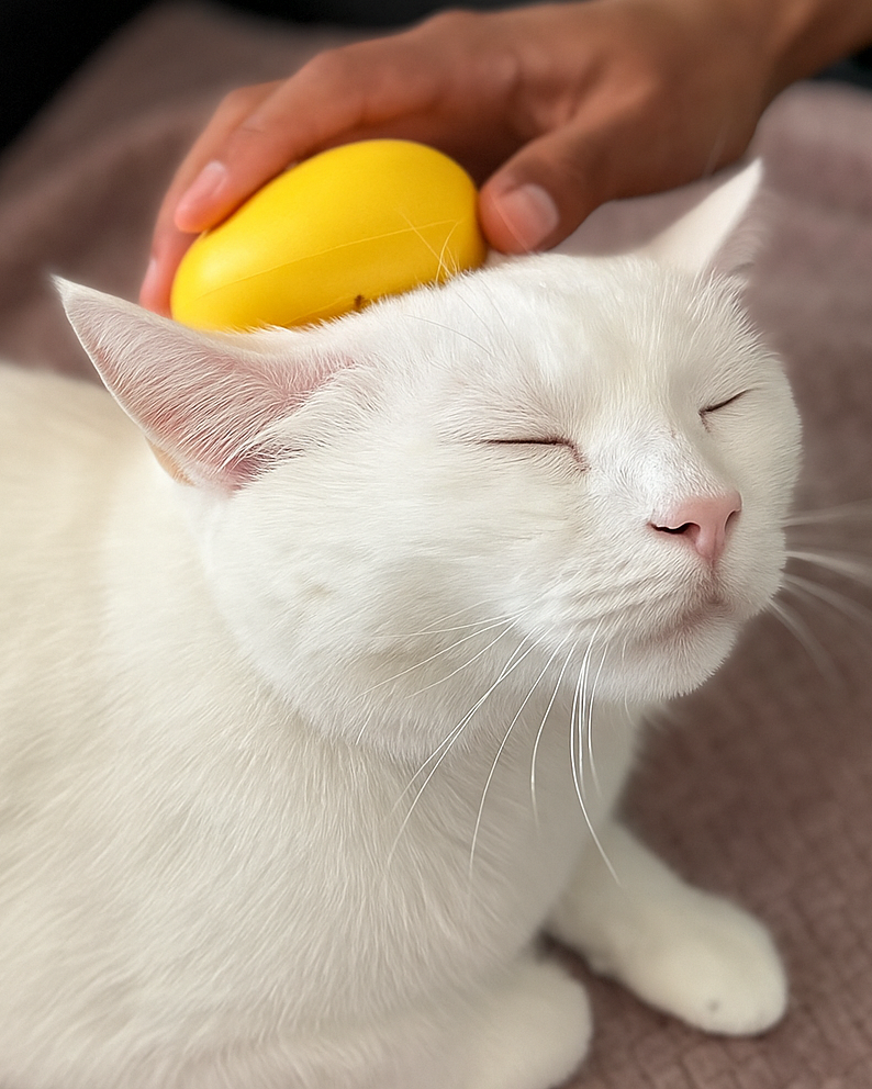 Brosse spéciale poils de chat